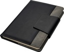 Notes A5 w linie z PU z recyklingu ASUNCION 4229 - Ciemnoszary