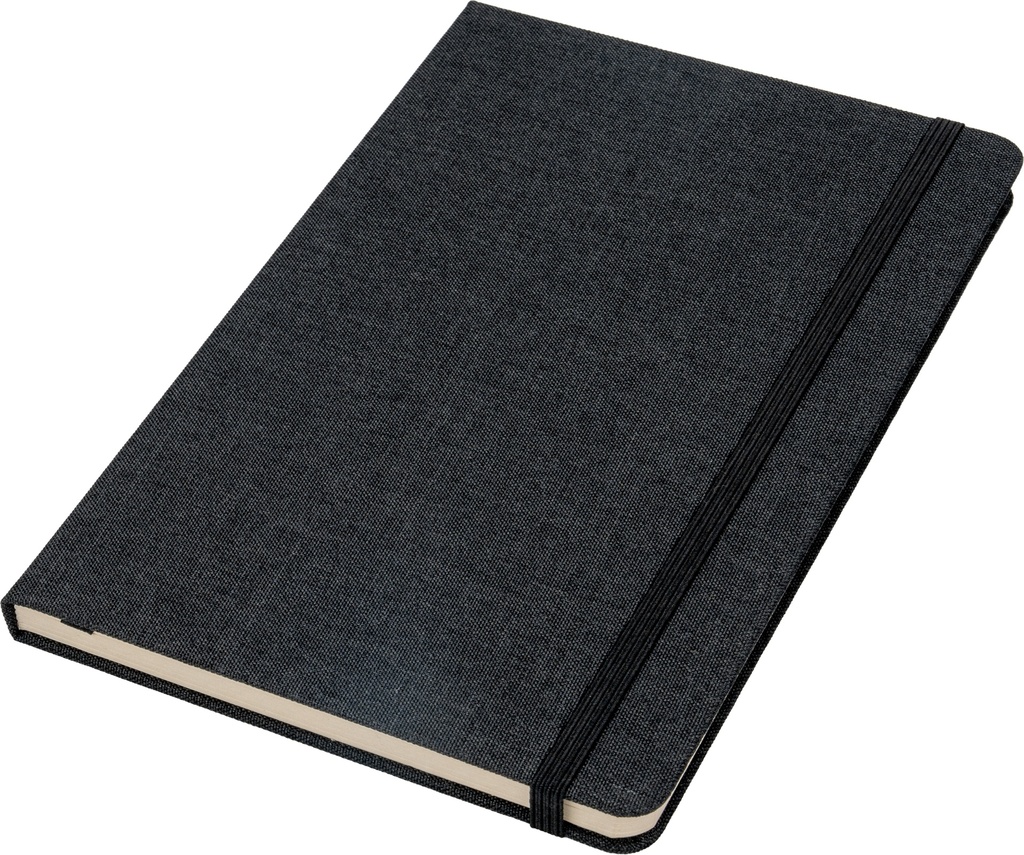 Notes A5 w linie z trzciny cukrowej i rPET ALGIERS 4228 - Czarny