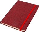 Notes A5 w linie z trzciny cukrowej i rPET ALGIERS 4228 - Czerwony