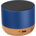 Głośnik bluetooth z aluminium z recyklingu BREST 4242 - Niebieski