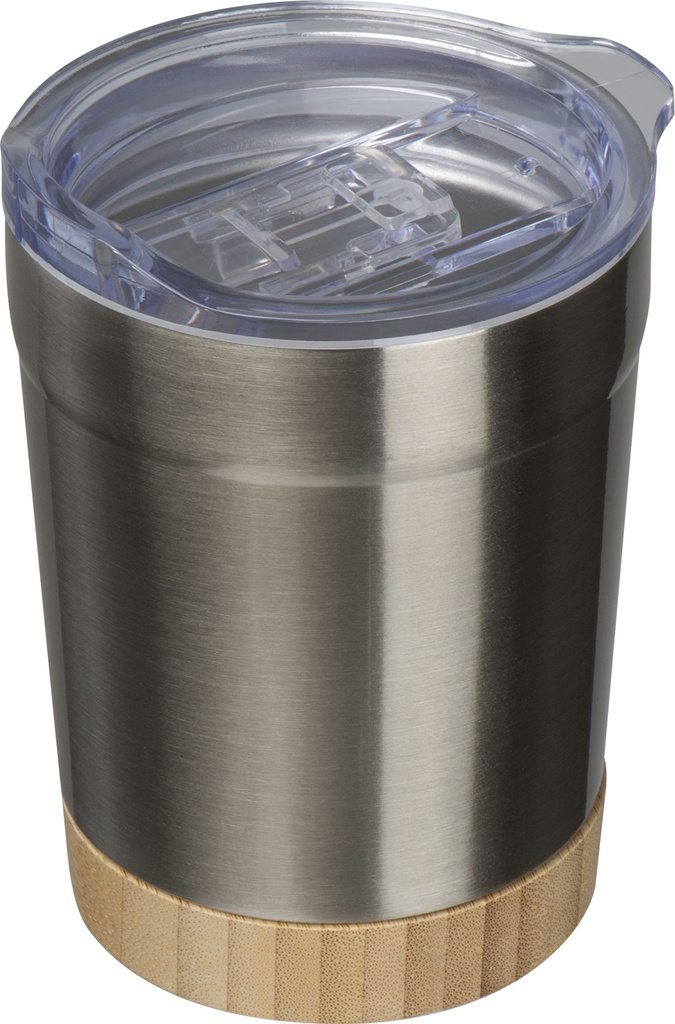 Kubek ze stali z recyklingu TURIN 300 ml 4389 - Szary