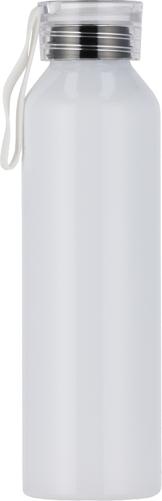 Butelka z aluminium z recyklingu CORK 600 ml 4247 - Biała