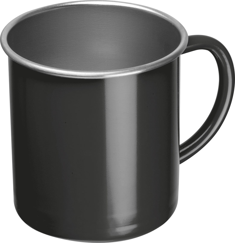 Kubek stalowy TREZZO 350 ml 4380 - Czarny