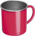 Kubek stalowy TREZZO 350 ml 4380 - Czerwony