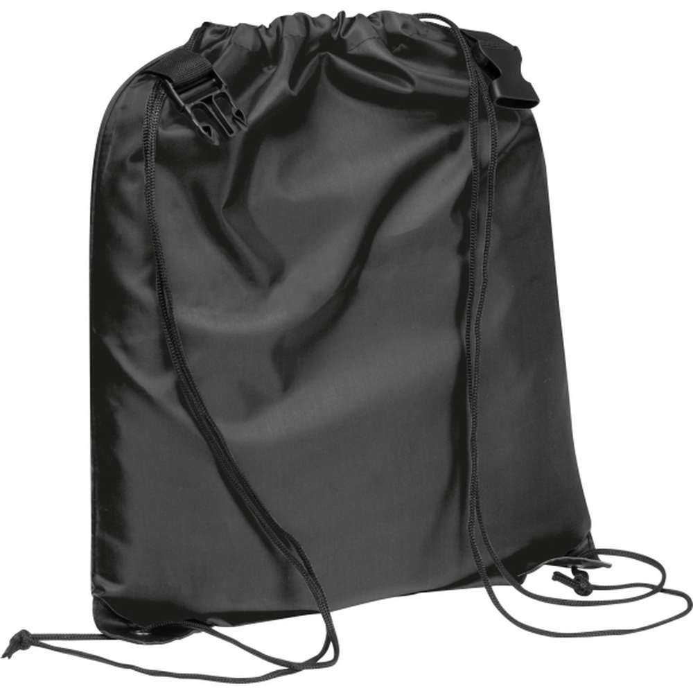 Worek sportowy rPET MONTEVIDEO 4326 - Czarny