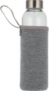 Butelka szklana KLAGENFURT 500 ml 0842 - Ciemnoszara