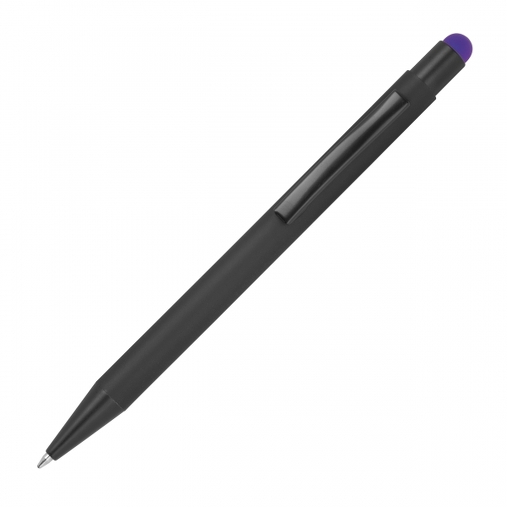 Długopis metalowy touch pen soft touch OHARA 4624 - Fioletowy