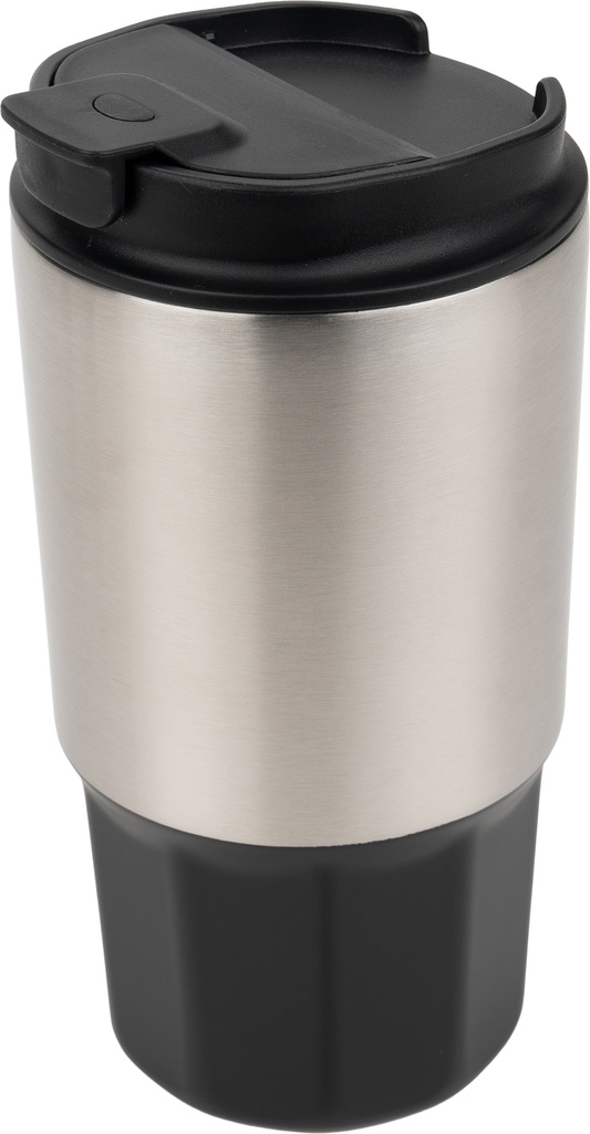 Kubek termiczny stalowy z recyklingu SAINT - JEROME MoLu 500 ml 4831 - Czarny