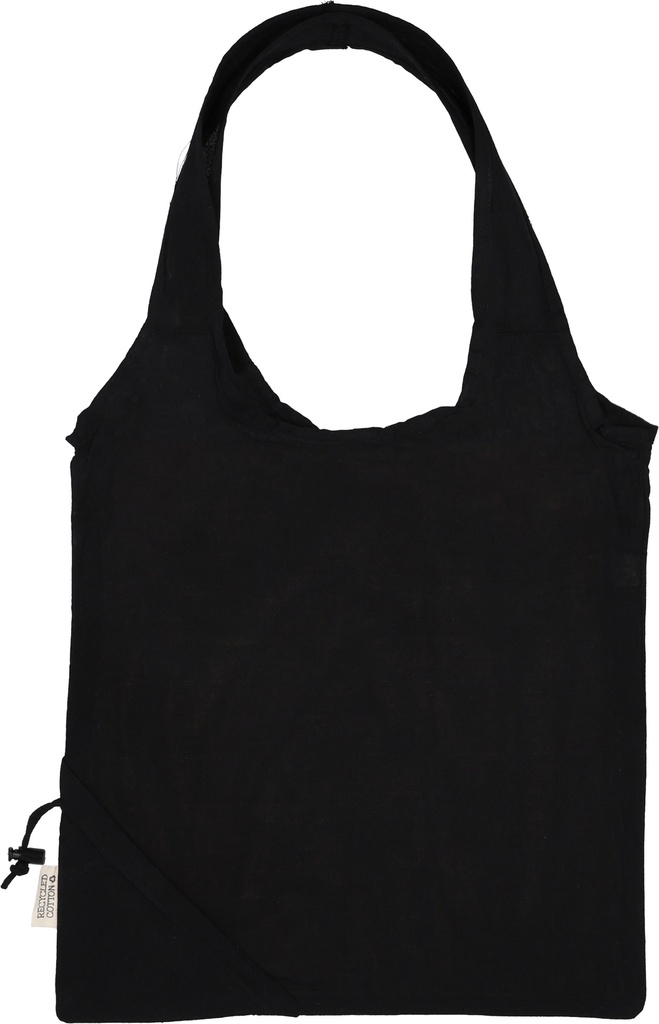 Torba bawełniana z recyklingu 118 g/m2 MODENA 5262 - Czarna