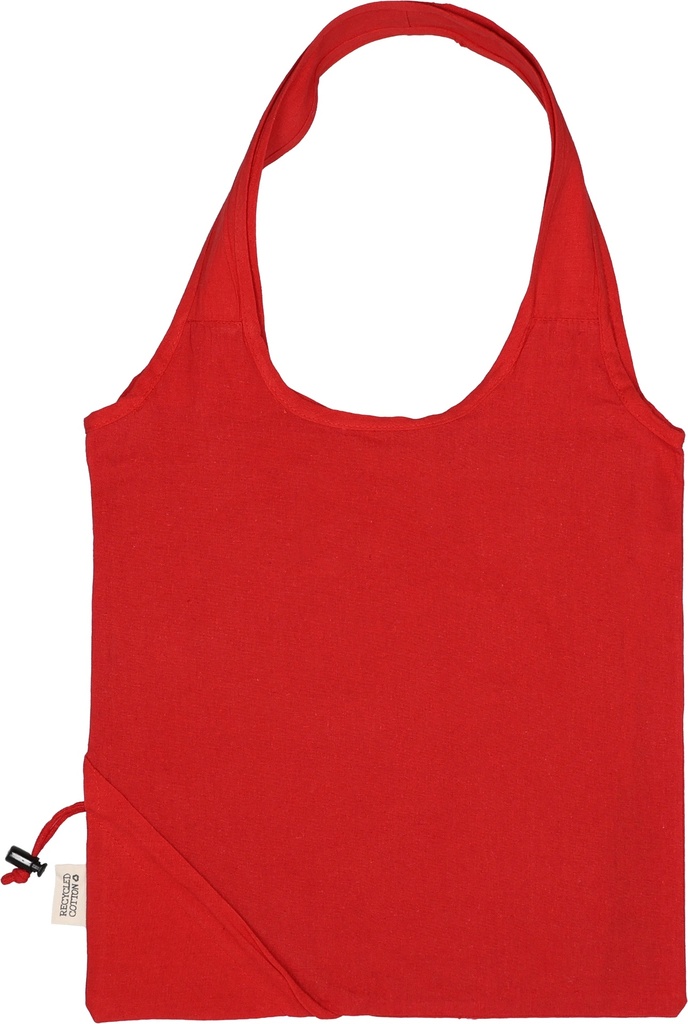 Torba bawełniana z recyklingu 118 g/m2 MODENA 5262 - Czerwona
