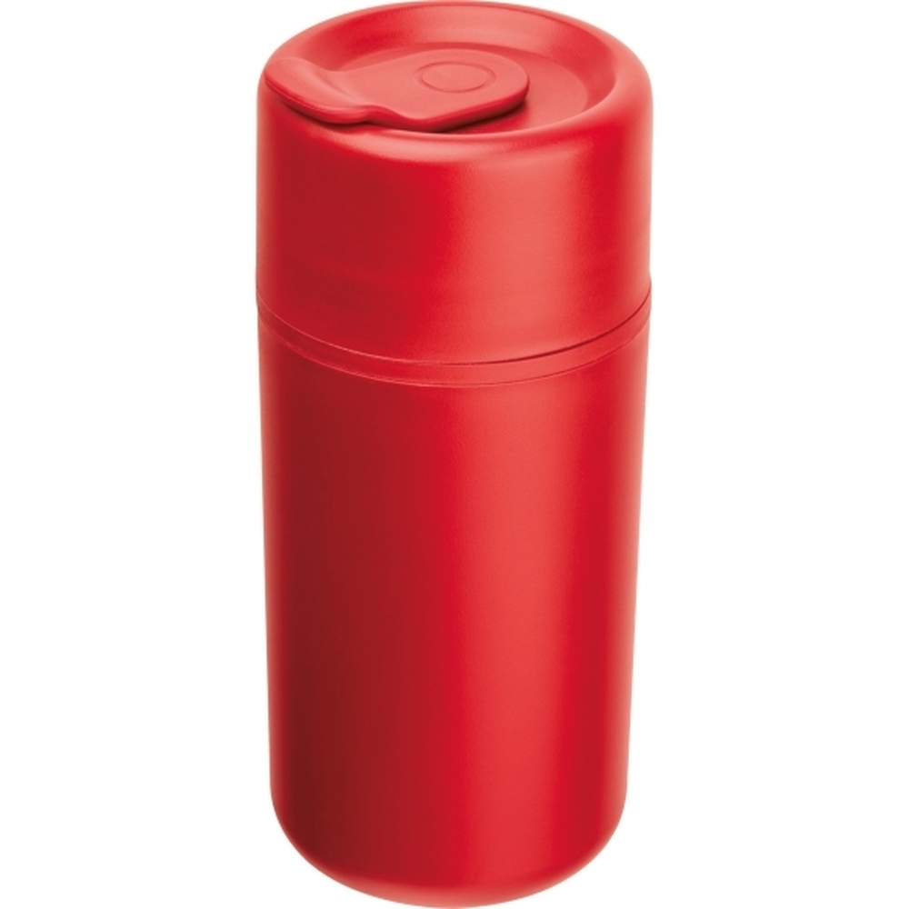Kubek z podwójnymi ściankami GENOA 500 ml 5354 - Czerwony