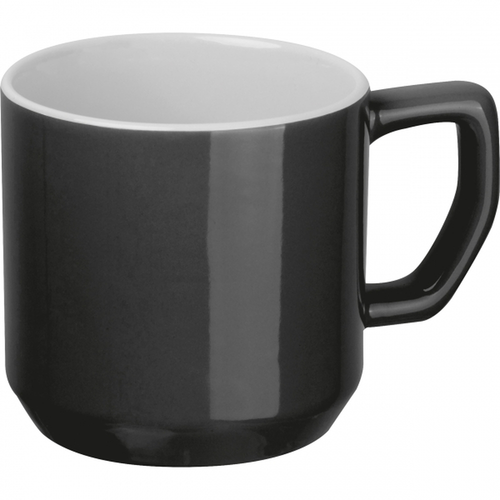 Kubek ceramiczny KYIV 330 ml 5449 - Czarny