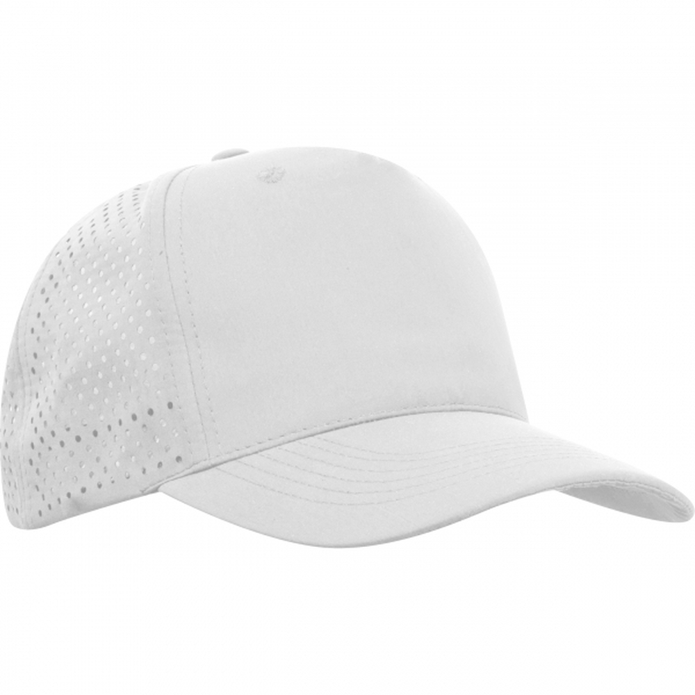 Czapka z daszkiem 5 paneli COLUMBIA 5289 - Biała