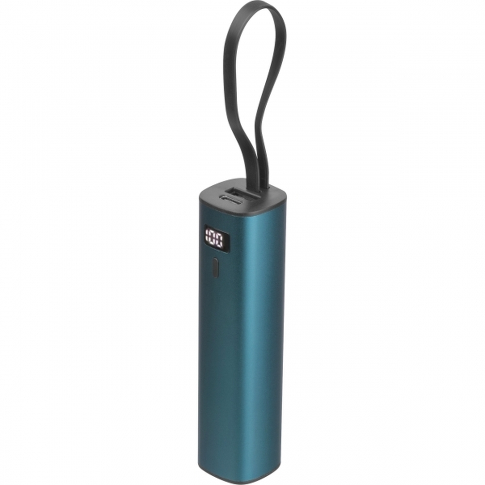 Power bank 5000 mAh DONCASTER 5344 - Turkusowy