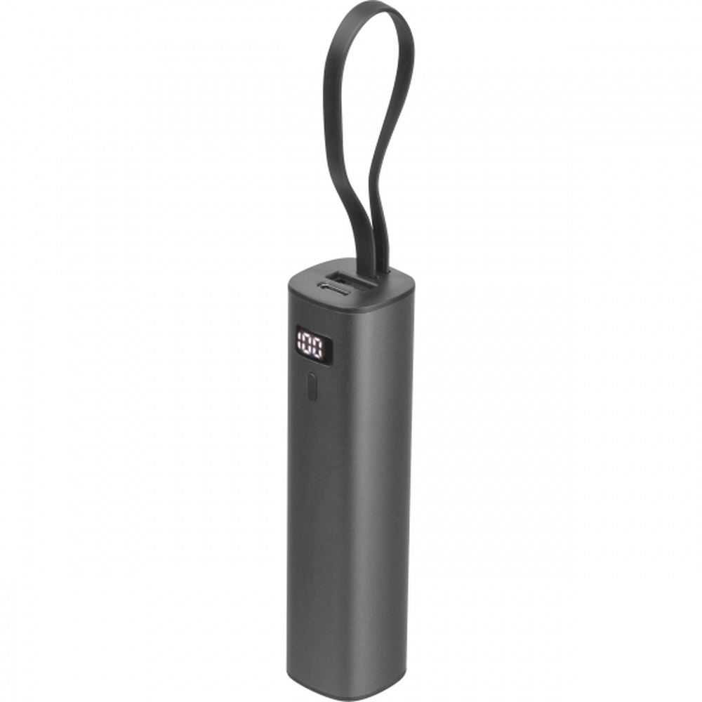 Power bank 5000 mAh DONCASTER 5344 - Ciemnoszary
