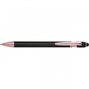 Długopis aluminiowy z recyklingu żelowy touch pen BELO HORIZONTE 5281 - Czarny