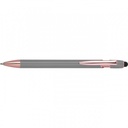 Długopis aluminiowy z recyklingu żelowy touch pen BELO HORIZONTE 5281 - Szary