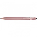 Długopis aluminiowy z recyklingu żelowy touch pen BELO HORIZONTE 5281 - Różowe złoto