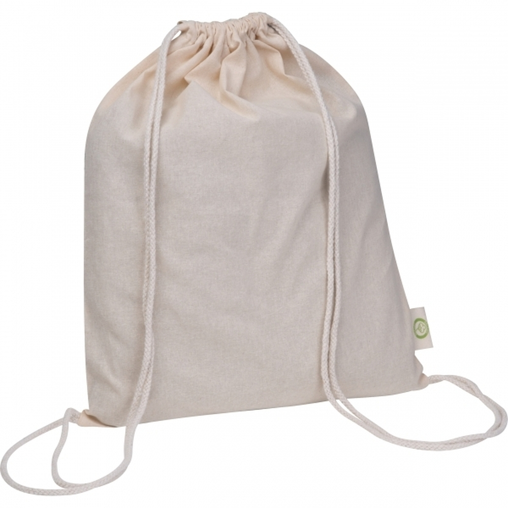 Worek sportowy z bawełny organicznej 140 g/m2 HOUSTON 5455 - Beżowy