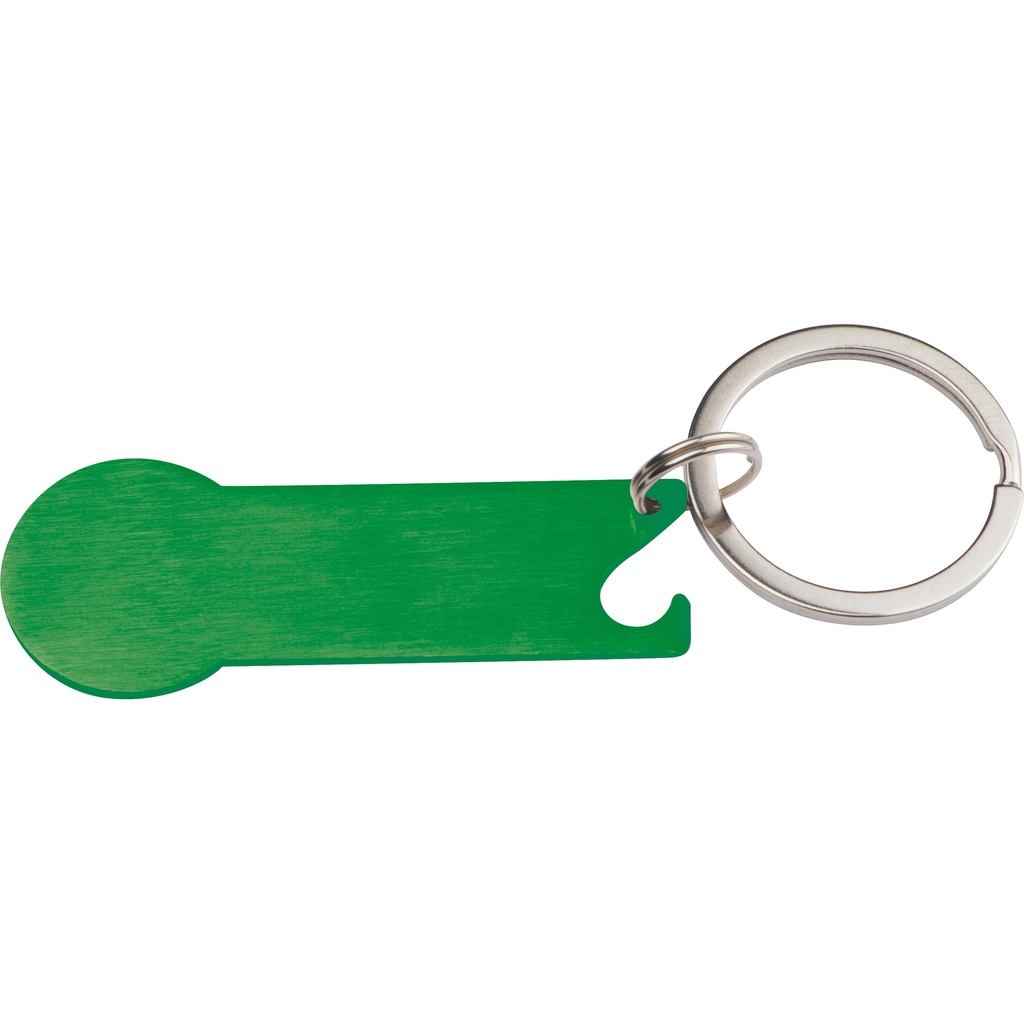 Brelok metalowy otwieracz do butelek STICKIT 1583 - Zielony
