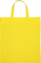 Torba bawełniana z krótkimi uszami 140 g/m2 BREGENZ 0680 - Żółta