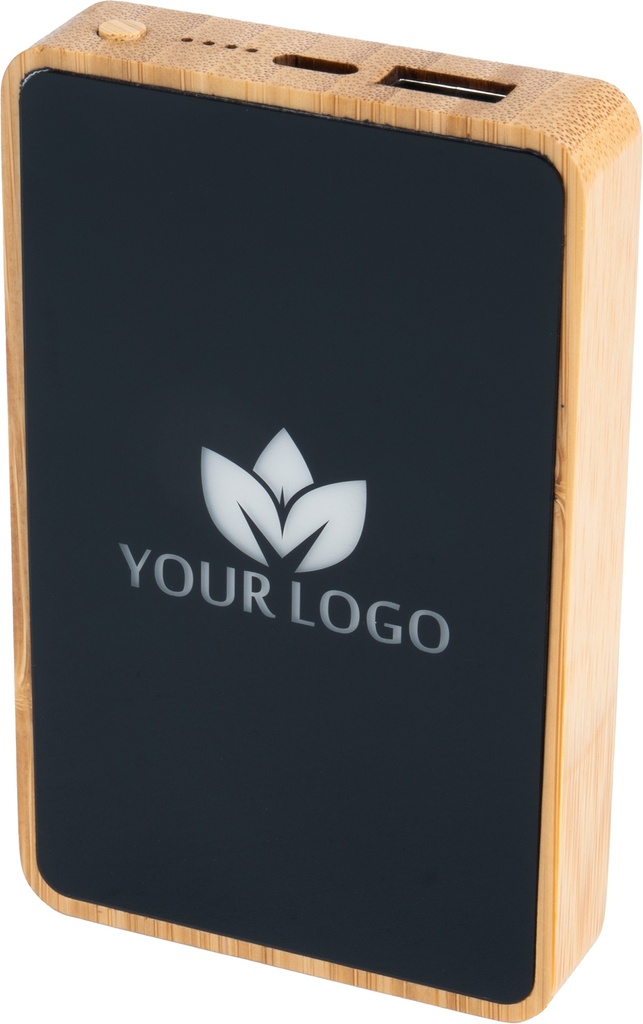 Power bank z podświetlanym logo 5000 mAh EG0617 - Beżowy