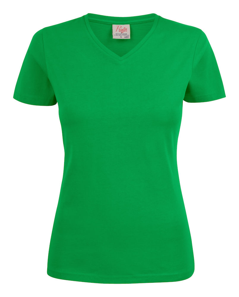 T-shirt Heavy V-Neck Lady 2264025 - Fresh Green