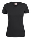 T-shirt Heavy V-Neck Lady 2264025 - Black