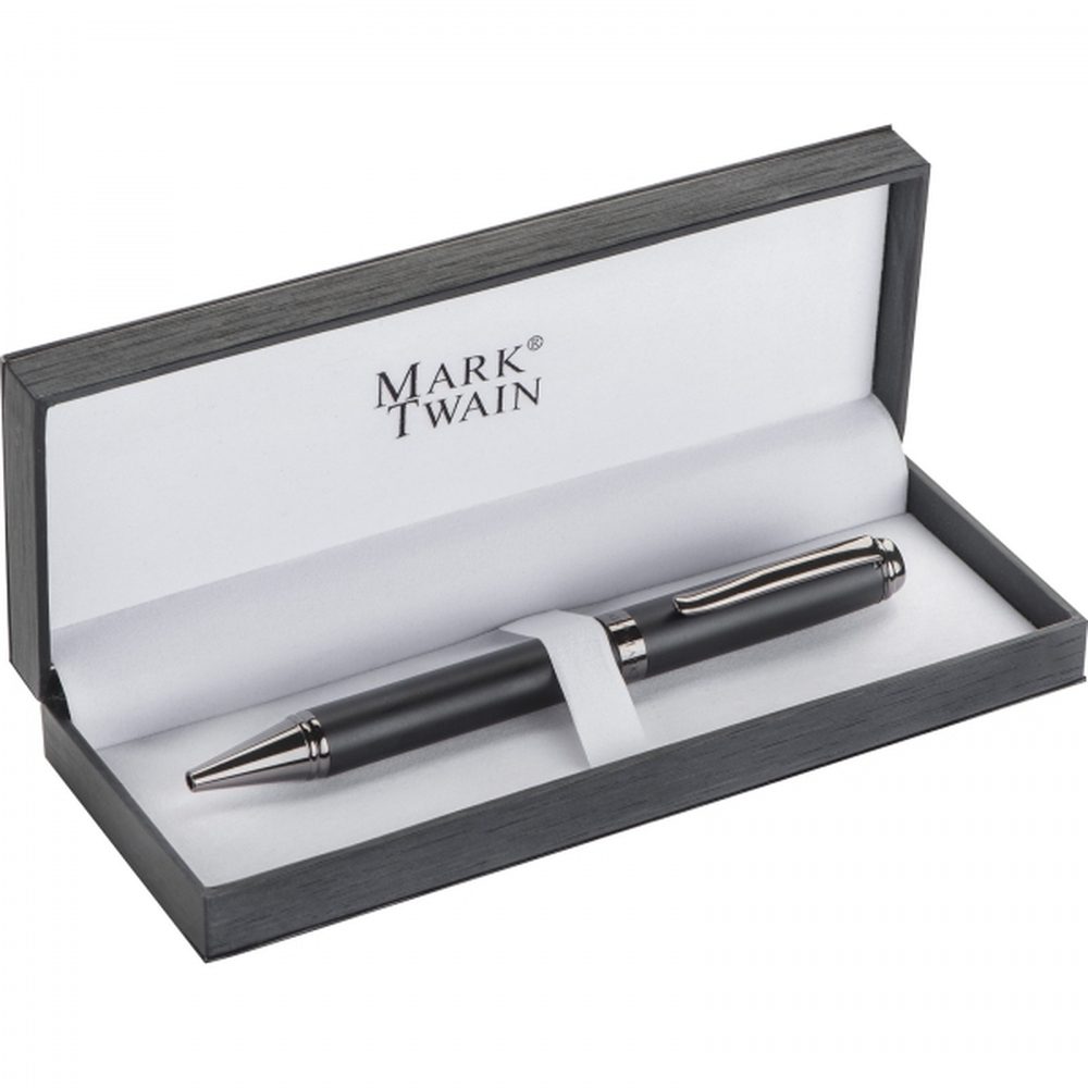 Długopis metalowy Mark Twain MARCOS 10576 - Czarny
