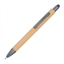 Długopis drewniany touch pen LUCIO 12194 - Fioletowy