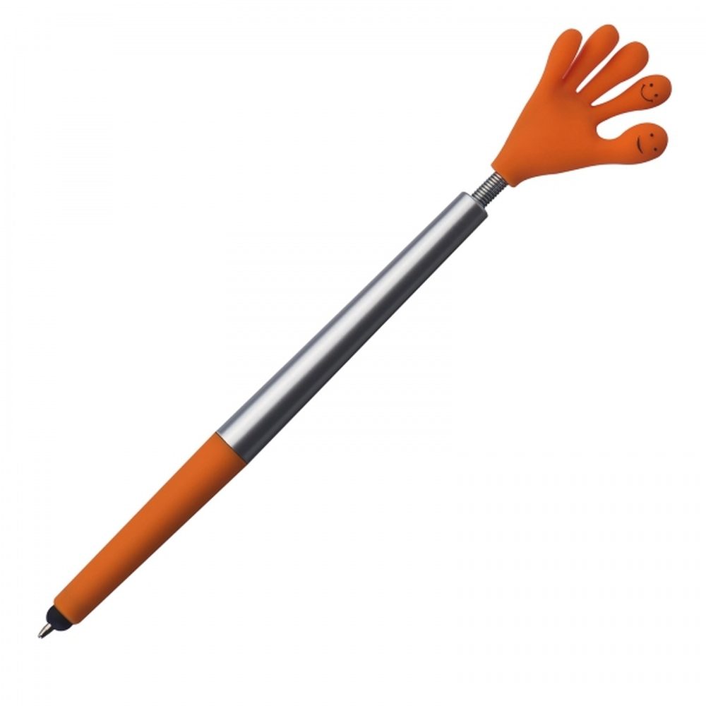 Długopis plastikowy touch pen Smile Hand CrisMa KARINA 13415 - Pomarańczowy