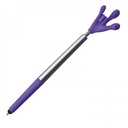 Długopis plastikowy touch pen Smile Hand CrisMa KARINA 13415 - Fioletowy