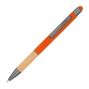 Długopis metalowy touch pen soft touch BRYGIDA 13581 - Pomarańczowy