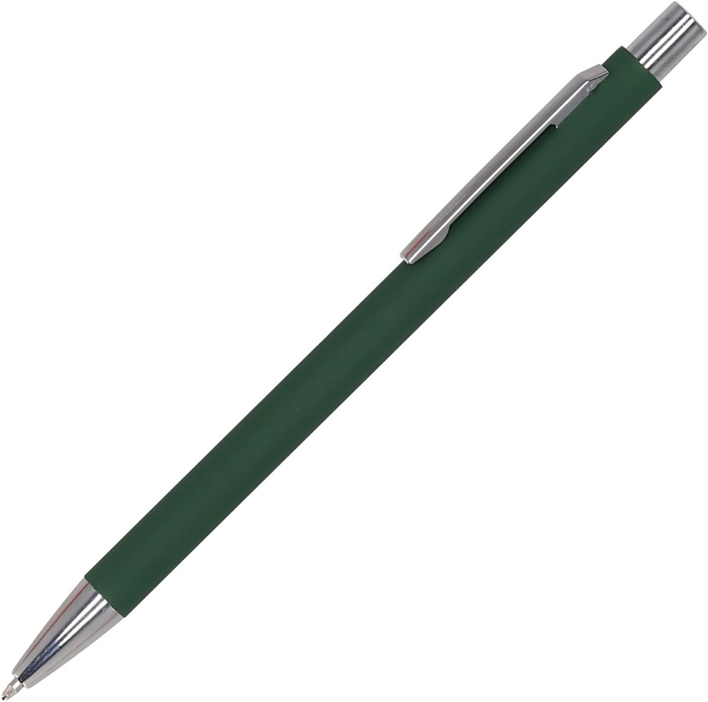Długopis metalowy soft touch GIORGIO 13680 - Ciemnozielony