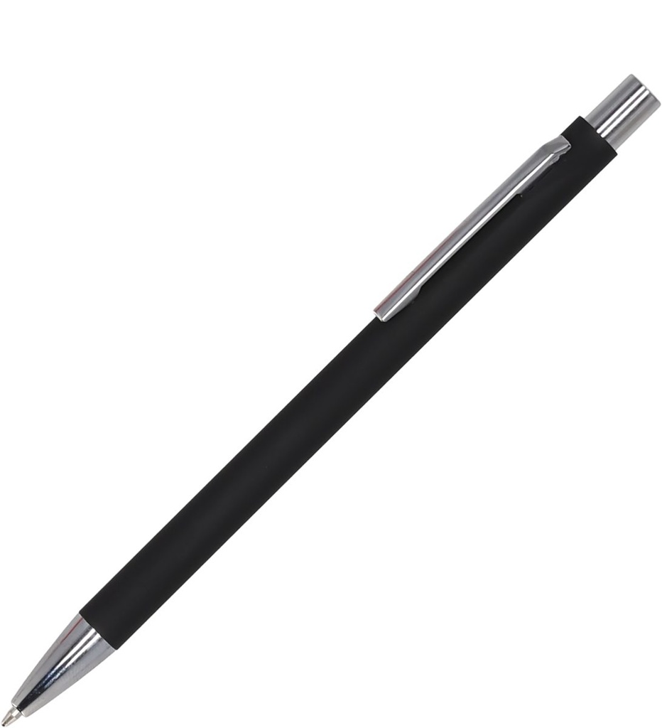 Długopis metalowy soft touch GIORGIO 13680 - Czarny
