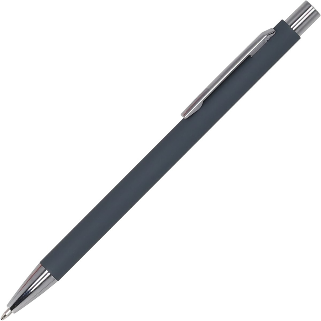 Długopis metalowy soft touch GIORGIO 13680 - Ciemnoszary