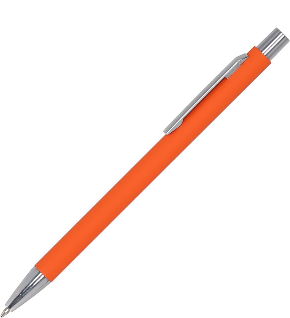 Długopis metalowy soft touch GIORGIO 13680 - Pomarańczowy