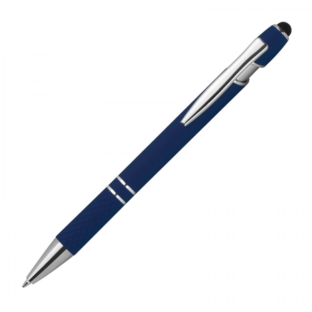 Długopis aluminiowy touch pen HERMANN 13689 - Granatowy
