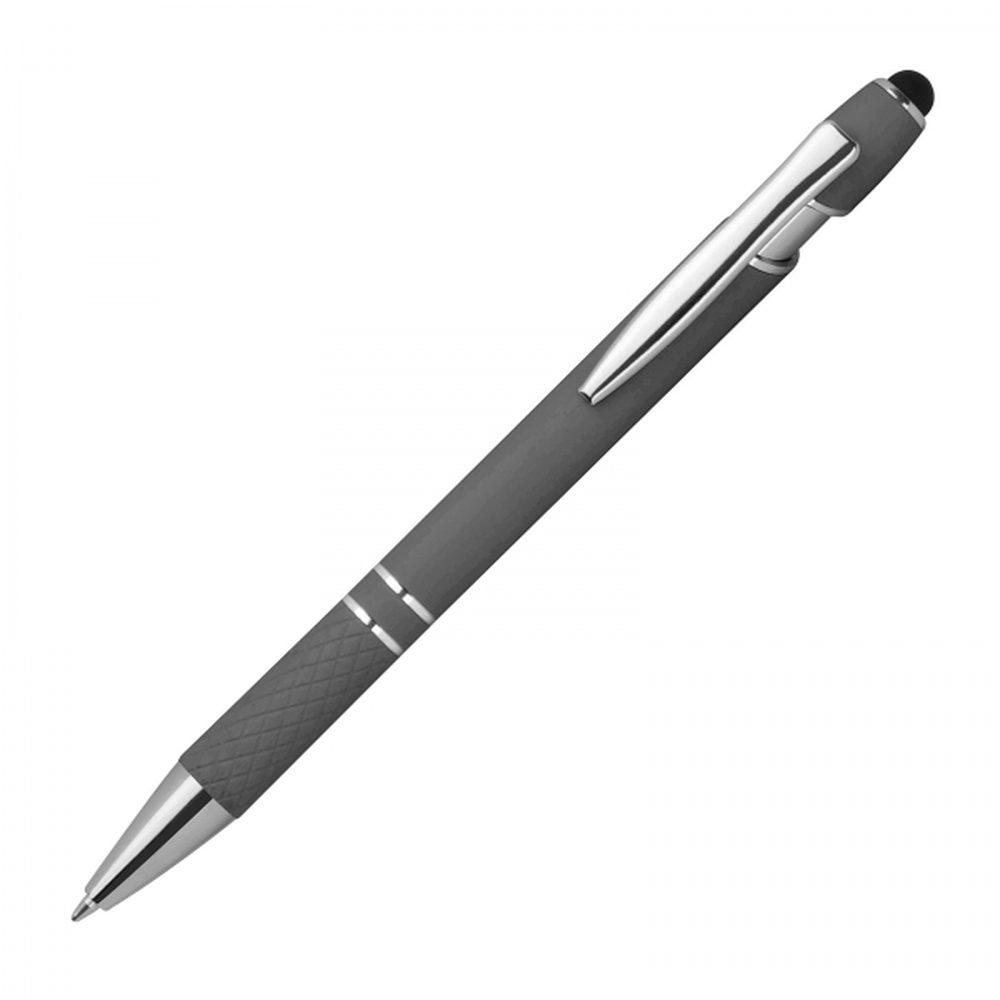 Długopis aluminiowy touch pen HERMANN 13689 - Ciemnoszary