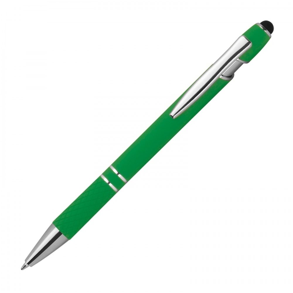 Długopis aluminiowy touch pen HERMANN 13689 - Zielony