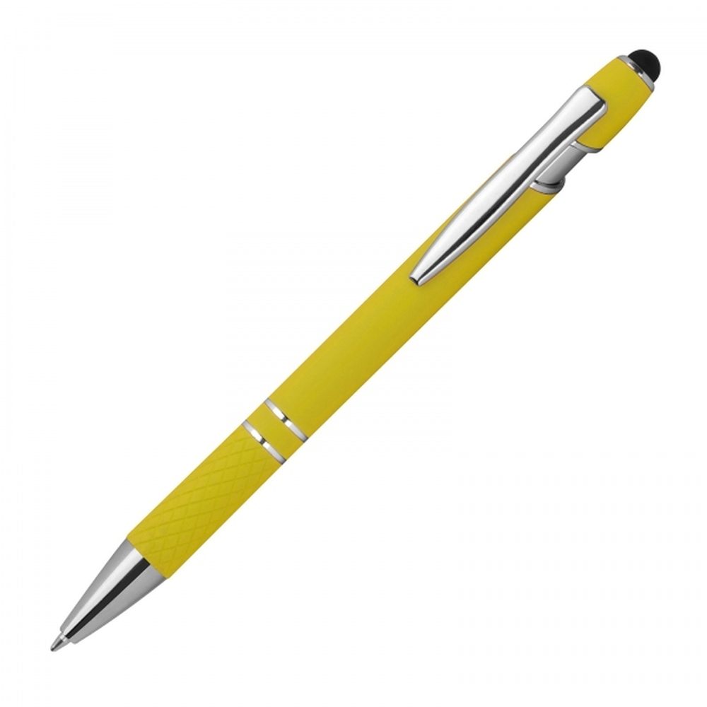 Długopis aluminiowy touch pen HERMANN 13689 - Żółty