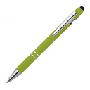 Długopis aluminiowy touch pen HERMANN 13689 - Jasnozielony