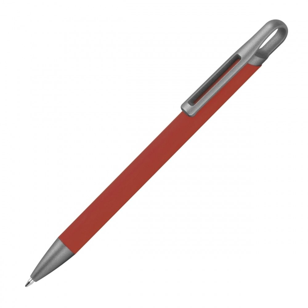 Długopis aluminiowy z recyklingu półżelowy KAROLINE 14440 - Bordowy