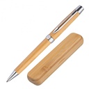 Długopis bambusowy w etui ROSEMARY 14453 - Beżowy