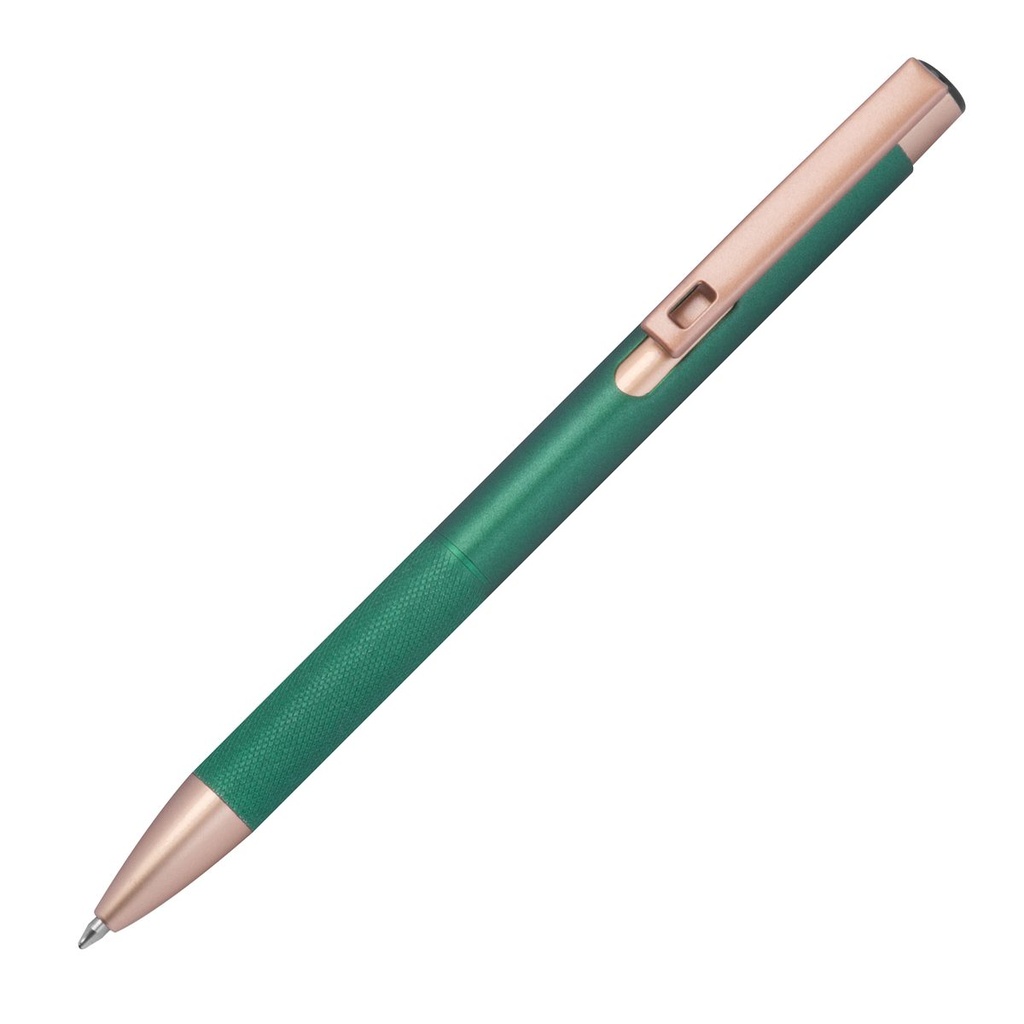Długopis aluminiowy z recyklingu NATASHA 15270 - Zielony