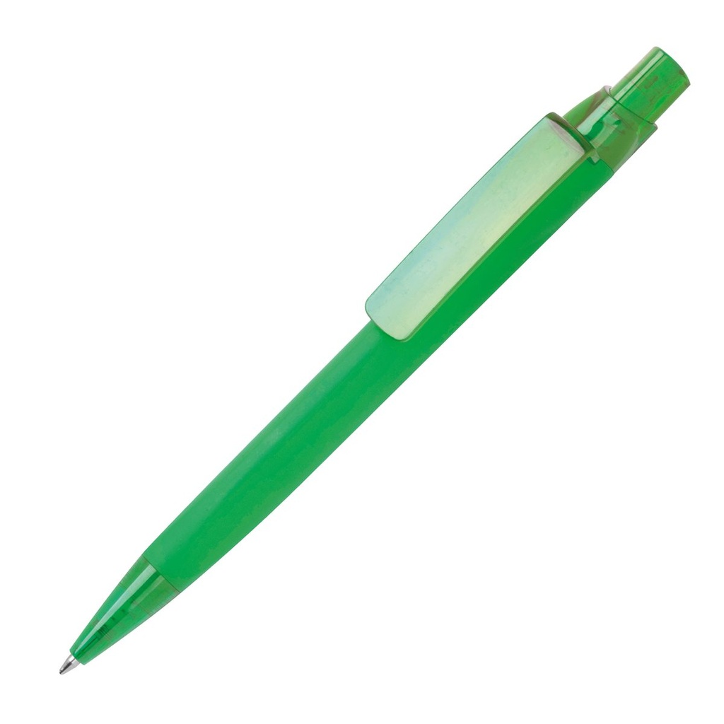 Długopis plastikowy soft touch ORLANDO 15615 - Zielony