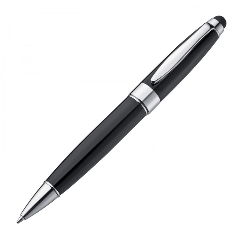 Długopis metalowy touch pen ROSE 18510 - Czarny