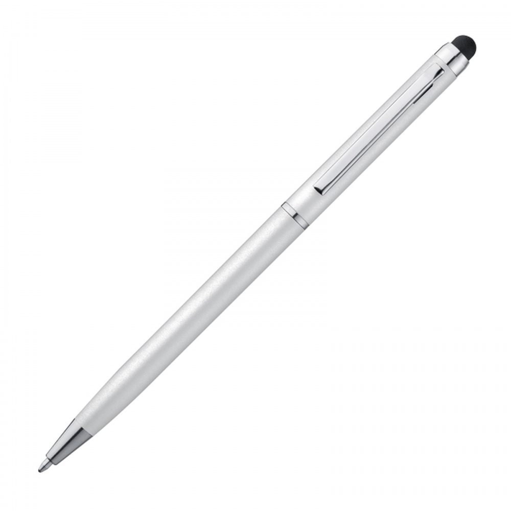 Długopis plastikowy touch pen KIMBERLY 18786 - Biały