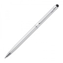 Długopis plastikowy touch pen KIMBERLY 18786 - Biały