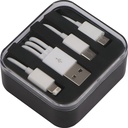 Kabel do ładowania 3w1 BRITTANY 20784 - Czarny